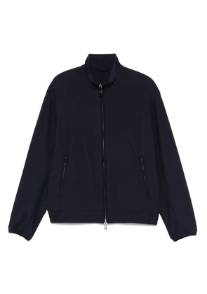 Emporio Armani fine-ribbed jacket - Blue