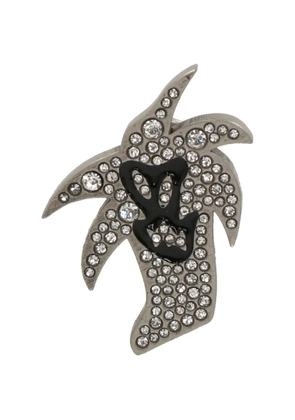 Palm Angels embellished brooche - Silver