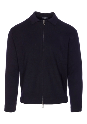 Hosio zip-fastening cardigan - Blue