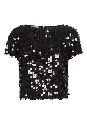 Blanca Vita sequin-embroidered top - Grey