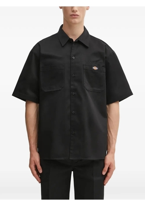 WACKO MARIA Dickies logo patch pocket shirt - Black