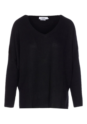 Not Shy V-neck cashmere sweater - Black