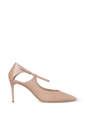 Casadei Samurai Julia heeled strap pumps - Neutrals