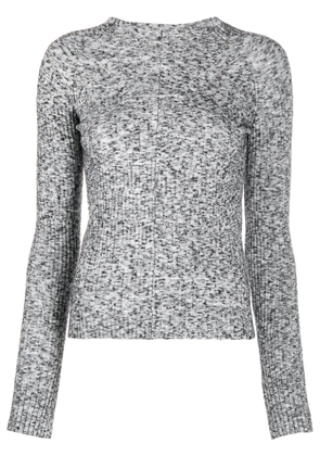 MRZ long-sleeve knit jumper - White