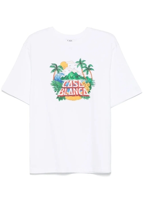 Casablanca Casa Beach Wave T-shirt - White