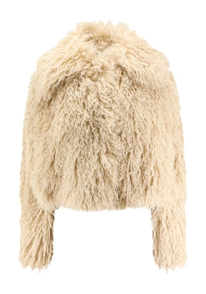 BOSS faux-fur jacket - Neutrals