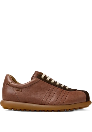 Camper Pelotas suede panelled leather sneakers - Brown