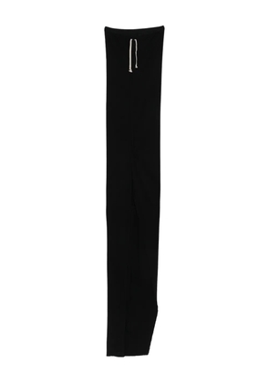 Rick Owens DRKSHDW drawstring-waist side-slit maxi skirt - Black