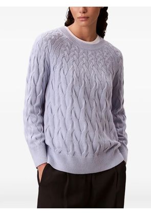 Calvin Klein cable-knit sweater - Blue