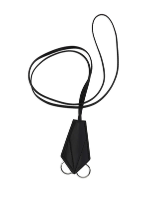 Moreau leather keyring - Black