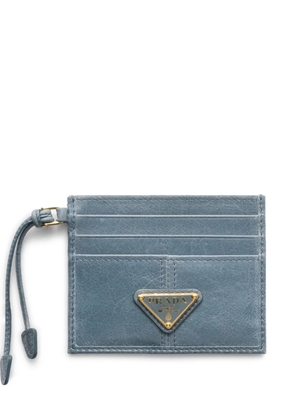 Prada leather cardholder - Blue