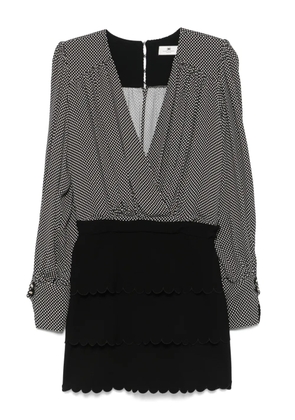 Elisabetta Franchi polka dot-print dress - Black