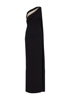 Roland Mouret one-shoulder embellished maxi dress - Black