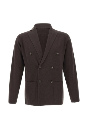 Filippo De Laurentiis brown double-breasted blazer