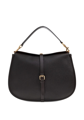 ETRO buckle-fastening leather shoulder bag - Brown