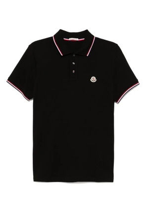 Moncler cotton polo shirt - Black