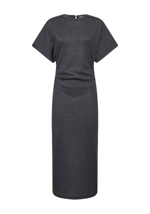 Brunello Cucinelli Monili-chain detail midi dress - Grey