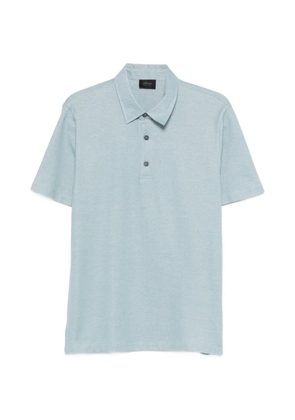 Brioni buttoned polo shirt - Blue