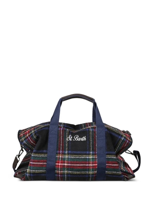 MC2 Saint Barth tartan-pattern tote bag - Black