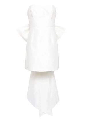 Sachin & Babi Kaia bow-detail minidress - White