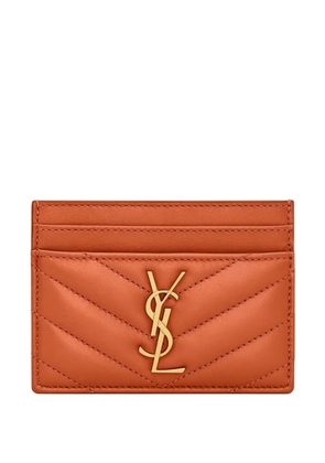 Saint Laurent Cassandre leather wallet - Orange
