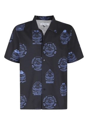 Edwin EMC graphic-print short-sleeve shirt - Black