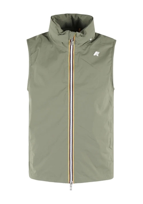K-Way Valen zip-up gilet - Green