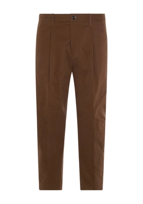 Nine In The Morning straight-leg trousers - Brown