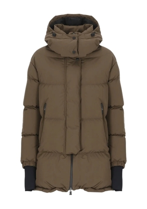 Herno quilted hooded puffer jacket - Brown