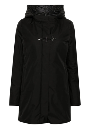 Fay gabardine toggle coat - Black