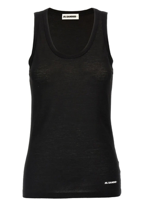 Jil Sander scoop-neck tank top - Black