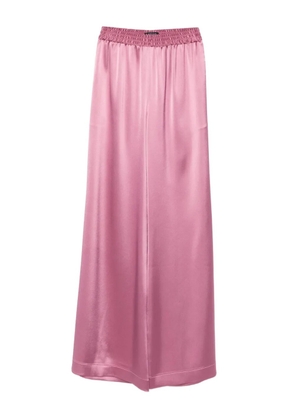 Gianluca Capannolo elastic-waist satin trousers - Pink