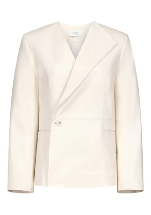 LouLou de Saison Paoli asymmetric leather jacket - Neutrals