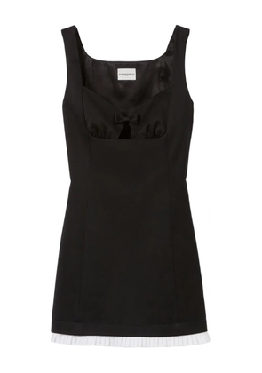 Claudie Pierlot bow-detail pleated mini dress - Black