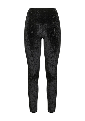 Gucci crystal-embellished leggings - Black