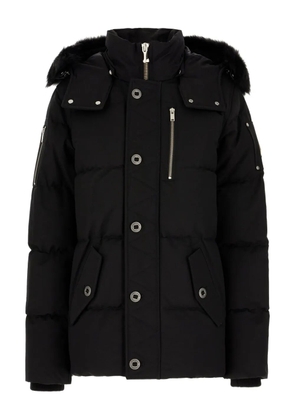Moose Knuckles hooded puffer jacket - Black