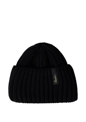 Borsalino ribbed-knit beanie hat - Black