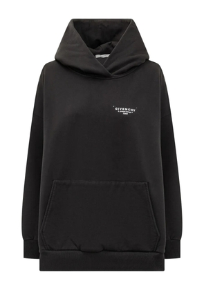 Givenchy logo-print hoodie - Black