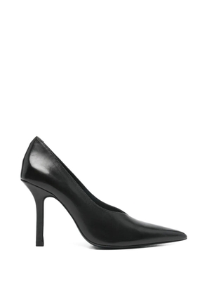 Patrizia Pepe leather heeled pumps - Black