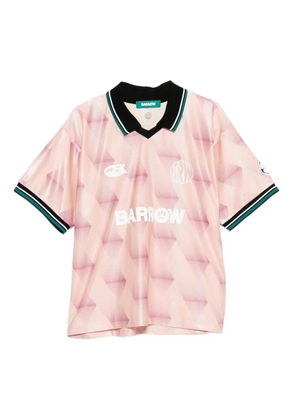BARROW printed polo shirt - Pink