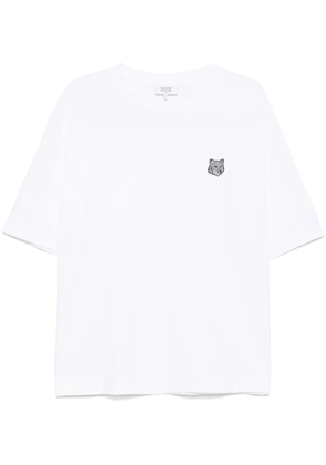 Maison Kitsuné Bold Fox head patch T-shirt - White