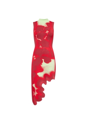PH5 tie-dye midi dress - Red