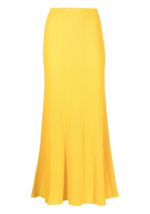 Gabriela Hearst high-waisted wool skirt - Yellow