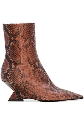 The Attico 60mm Cheope boots - Brown