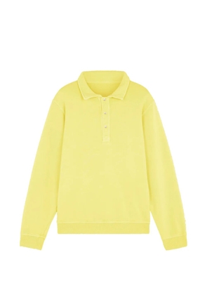 Fortela Hunting three-button long-sleeve polo shirt - Yellow
