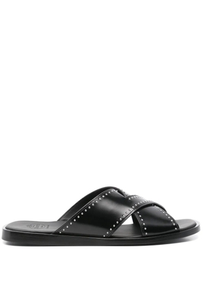 Church's stud-embellished slides - Black
