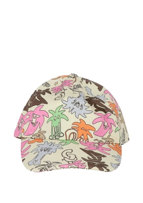 Palm Angels patterned hat - Neutrals