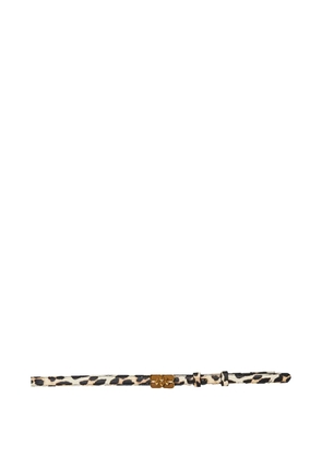 GANNI Kat printed belt - Neutrals