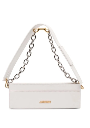 Jacquemus Pre-Owned 2019-2025 Calfskin Le Ciuciu satchel - White