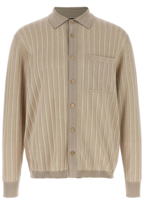 Brioni fine-knit shirt - Neutrals